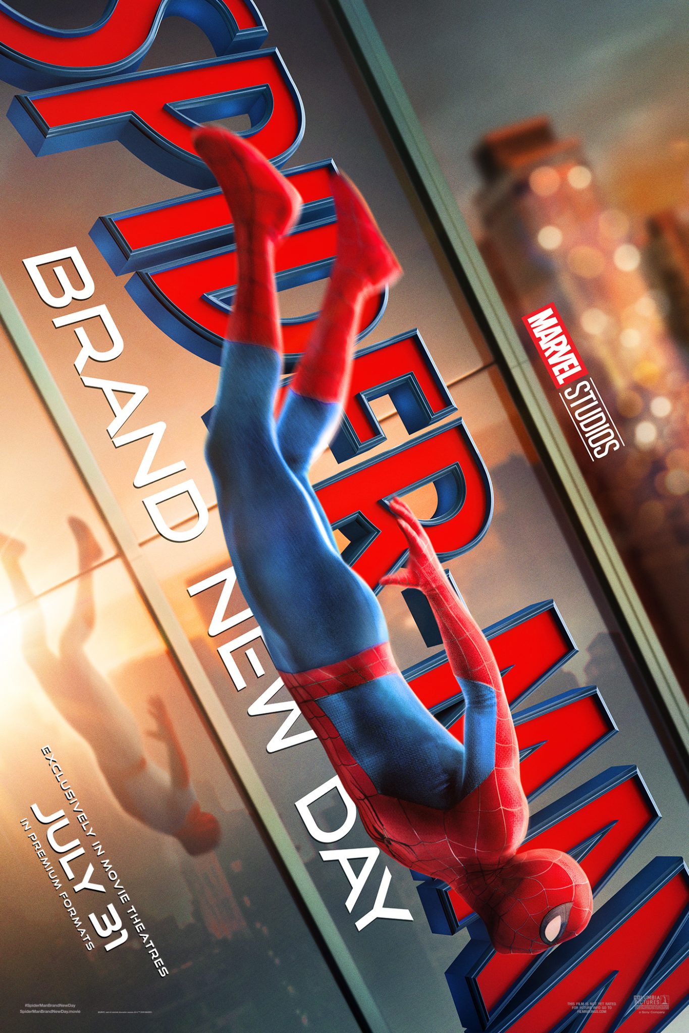 spider man bnd flying